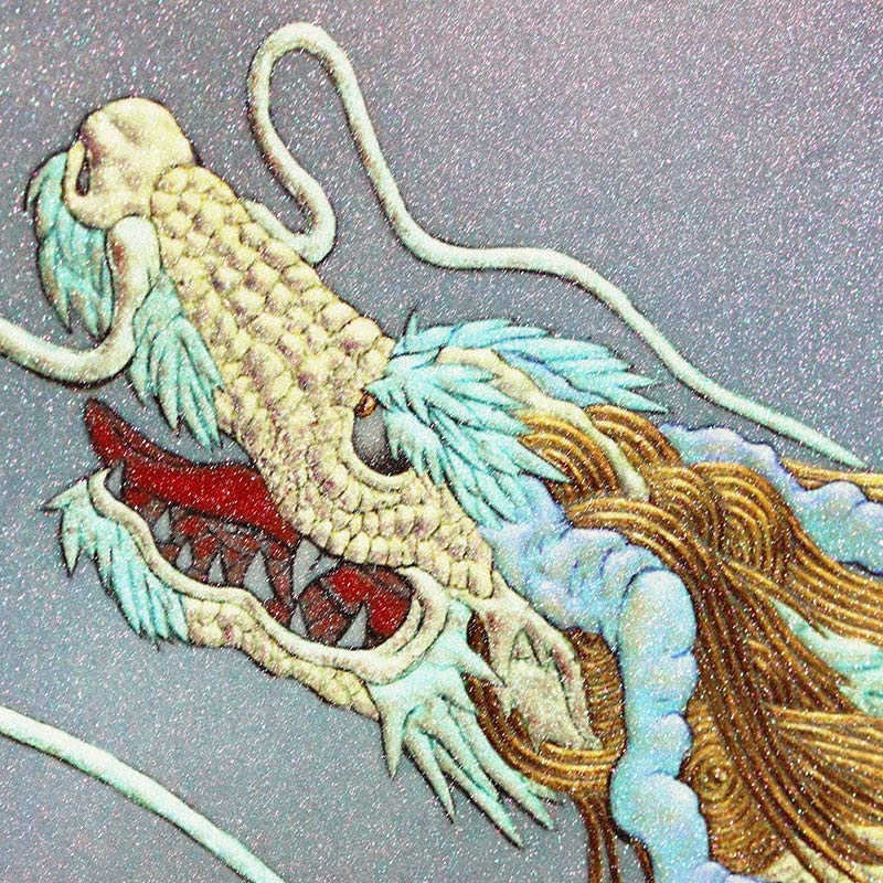 数字丝网印刷复制画 偏光珍珠彩